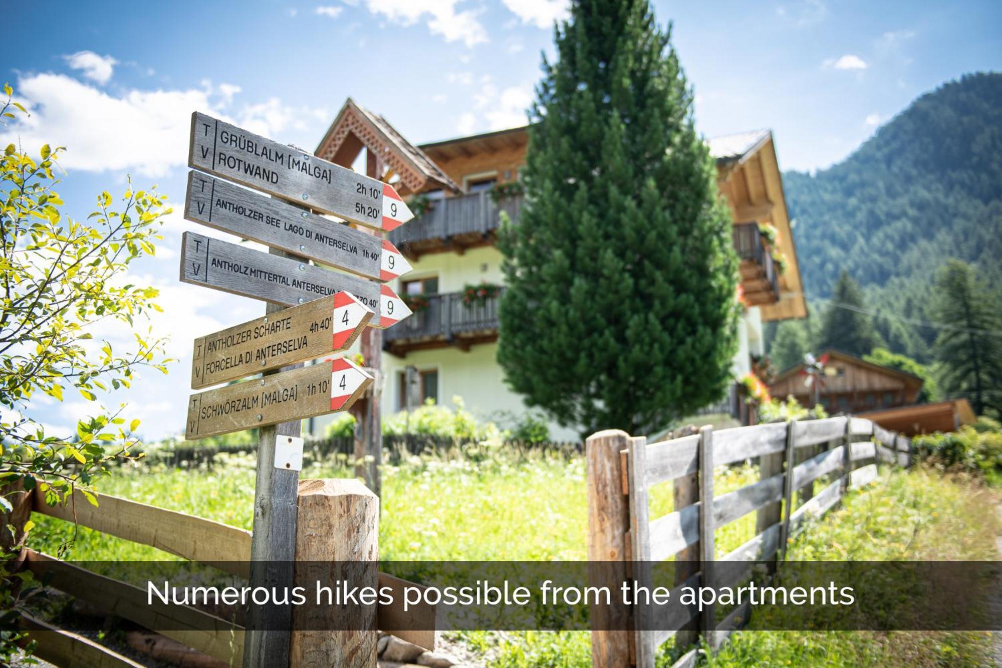 Apartments Nature Apis Landheim Anterselva di Mezzo Dış mekan fotoğraf
